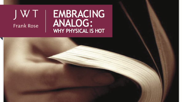 ‘Embracing Analog’ at SXSW: What the growing fascination with the physical means for marketers*